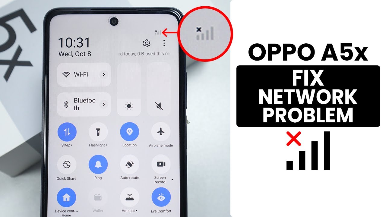 How to Fix Network Problem in Oppo A5x - Solve Network Issues