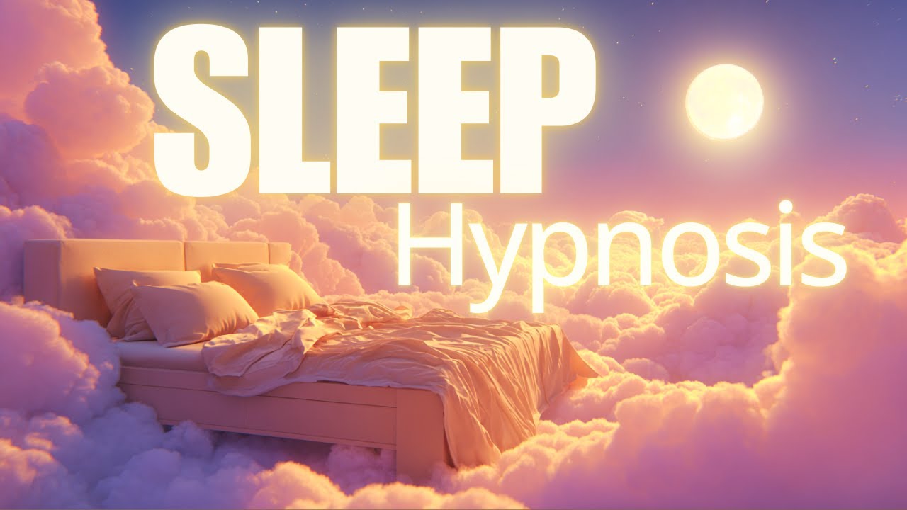SLEEP HYPNOSIS to Fall Asleep Fast into Deep Sleep | Dark Screen | Soft Music | Male Voice