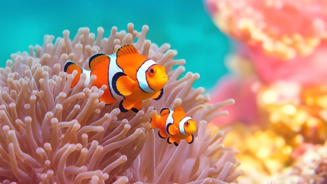 The Best 4K Aquarium 🐠 Explore the Stunning World of Sea Jellyfish and Beautiful Coral Reef Fish.#96