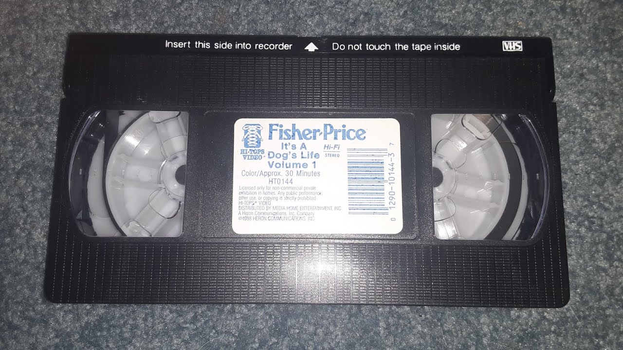 fisher price someday me it's a dog's life vhs 1988