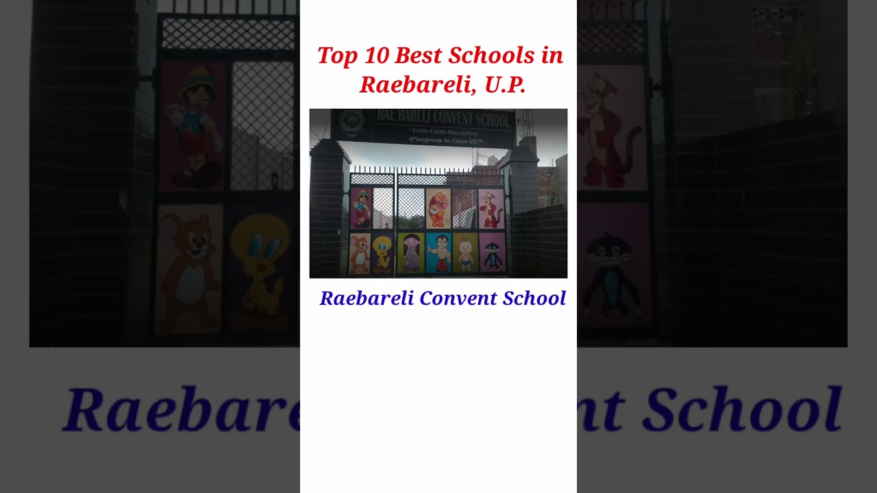 Top 10 Best Schools in Raebareli, U P