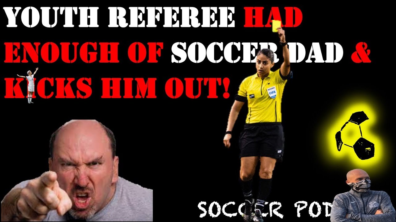 Youth Soccer DAD abusing female referee | U10 Soccer | Kicked Out of Game