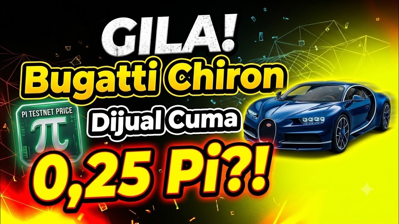 PINETWORK TERBARU~BENERAN MOBIL MEWAH DIJUAL CUMA 0,25 Pi?! INI PEMBAHASANNYA. 