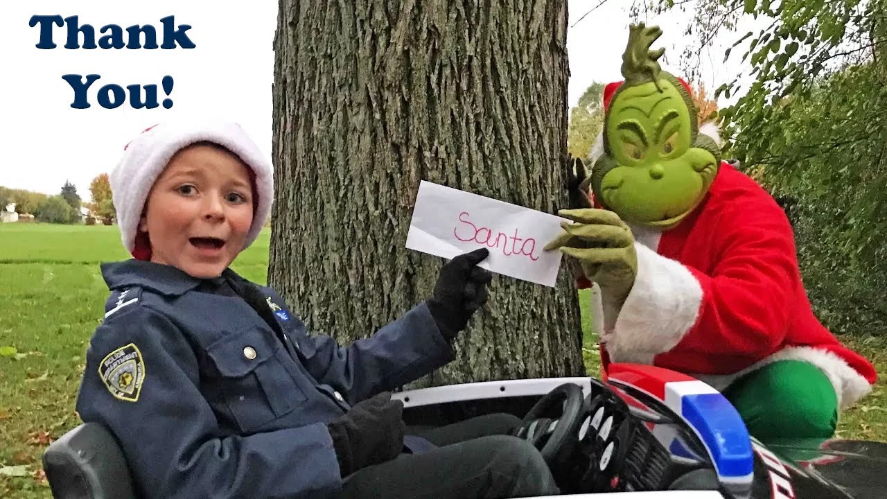 North Pole Patrol Officer Ryan Tracks Down The Holiday Wish List