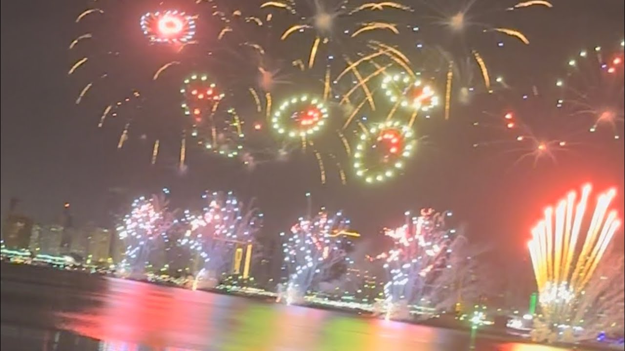 احتفالات رأس سنة 2024بأبوظبي🇦🇪🥰