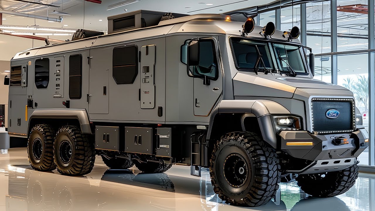 Бронированный кемпер Ford F-550 6×6 2026 года выпуска за 650 000 долларов — самый безумный автомо...