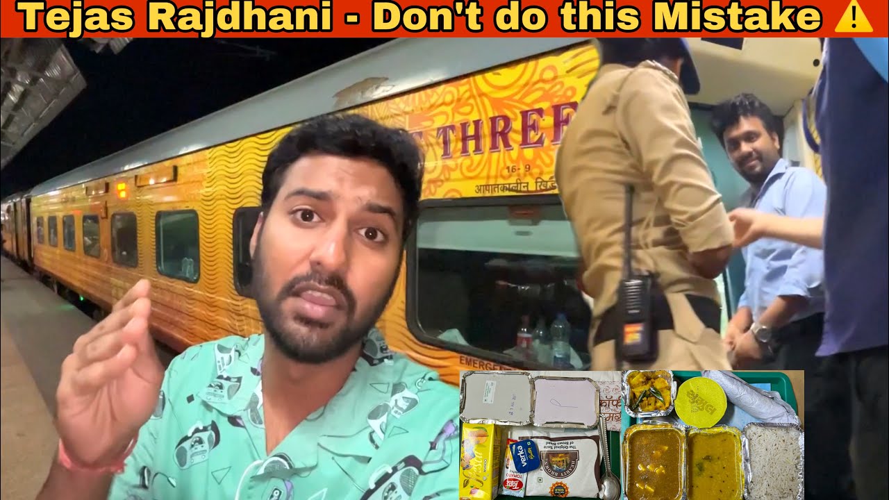 August Kranti Tejas Rajdhani Express •Don’t do this Mistake ⚠️•