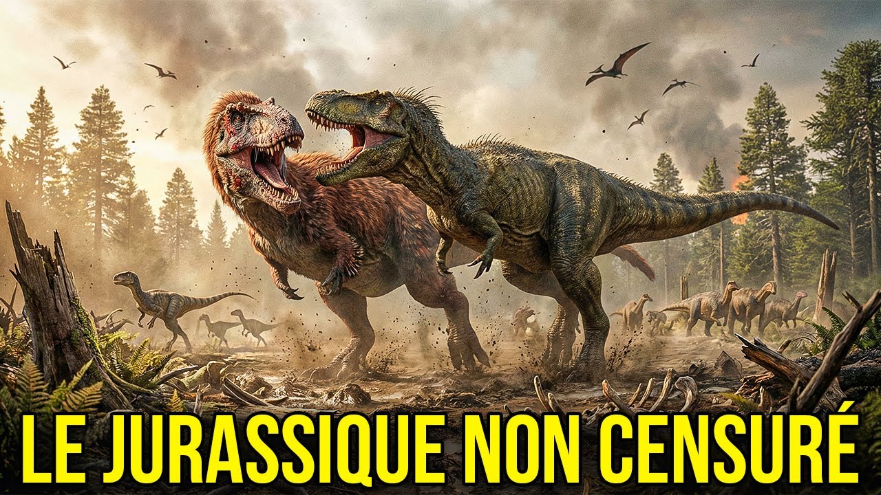 LE JURASSIQUE NON CENSUR&Eacute; : La VIE R&Eacute;ELLE d'un dinosaure comme jamais vue | Docu 4K
