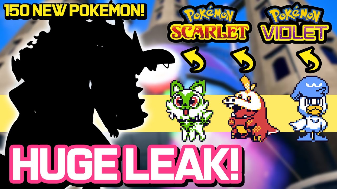 HUGE NEW POKEMON LEAK! Job System, Starters Evolutions, New Forms! Pokemon Scarlet and Violet Switch