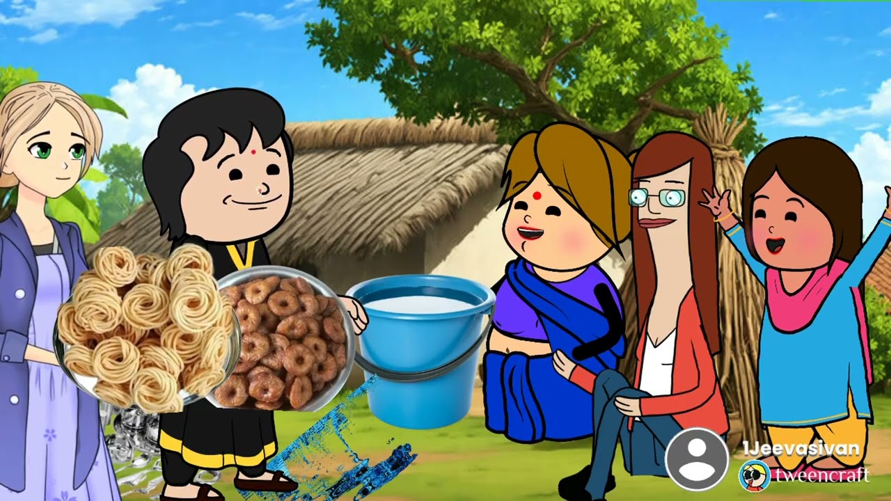 Part-342:Thoothukudislang cartoon entertainment video|villagelife|villagestory @jeevasivanlifestyle