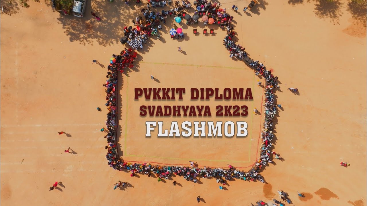 Flashmob 2023 - PVKKIT Polytechnic College I Svadhyaya 2023 I PVKKIT