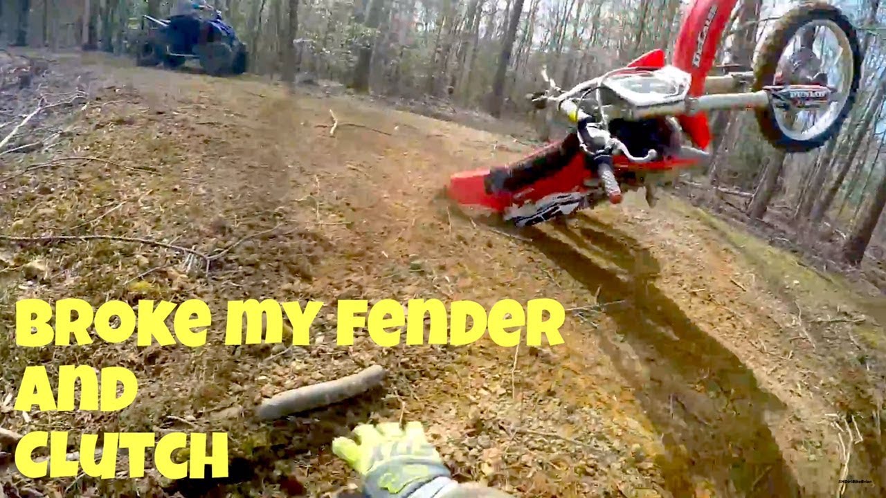 ALMOST WENT OVER MY HANDLEBARS!