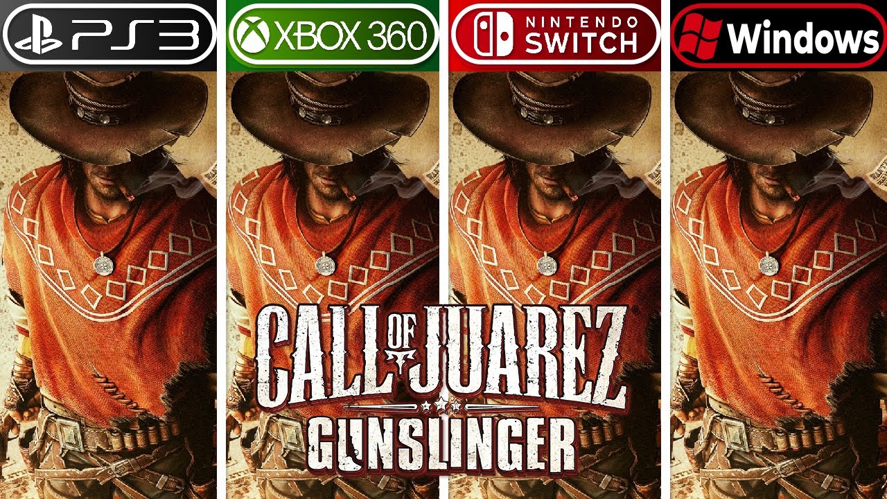 Call of Juarez Gunslinger - PS3 vs Xbox 360 vs Nintendo Switch vs PC | Graphics Comparison