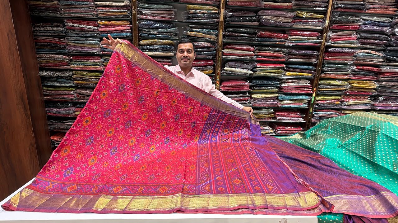 BEAUTIFUL😍🚨Bangalore Malleshwaram Semi Crepe, Georgette & Kanjivaram Silk Sarees with Free Shipping.