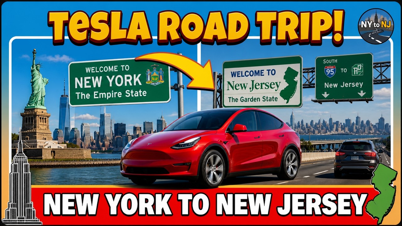 Tesla FSD Drives from New York to New Jersey &mdash; One Big Problem!