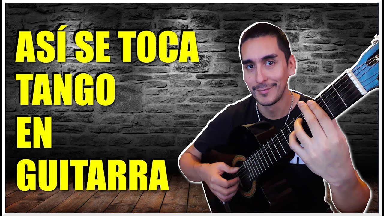TANGO EN GUITARRA, ACOMPAÑAMIENTO, RASGUIDO - Como tocar: #clasesdeguitarra #tutorial #guitarra