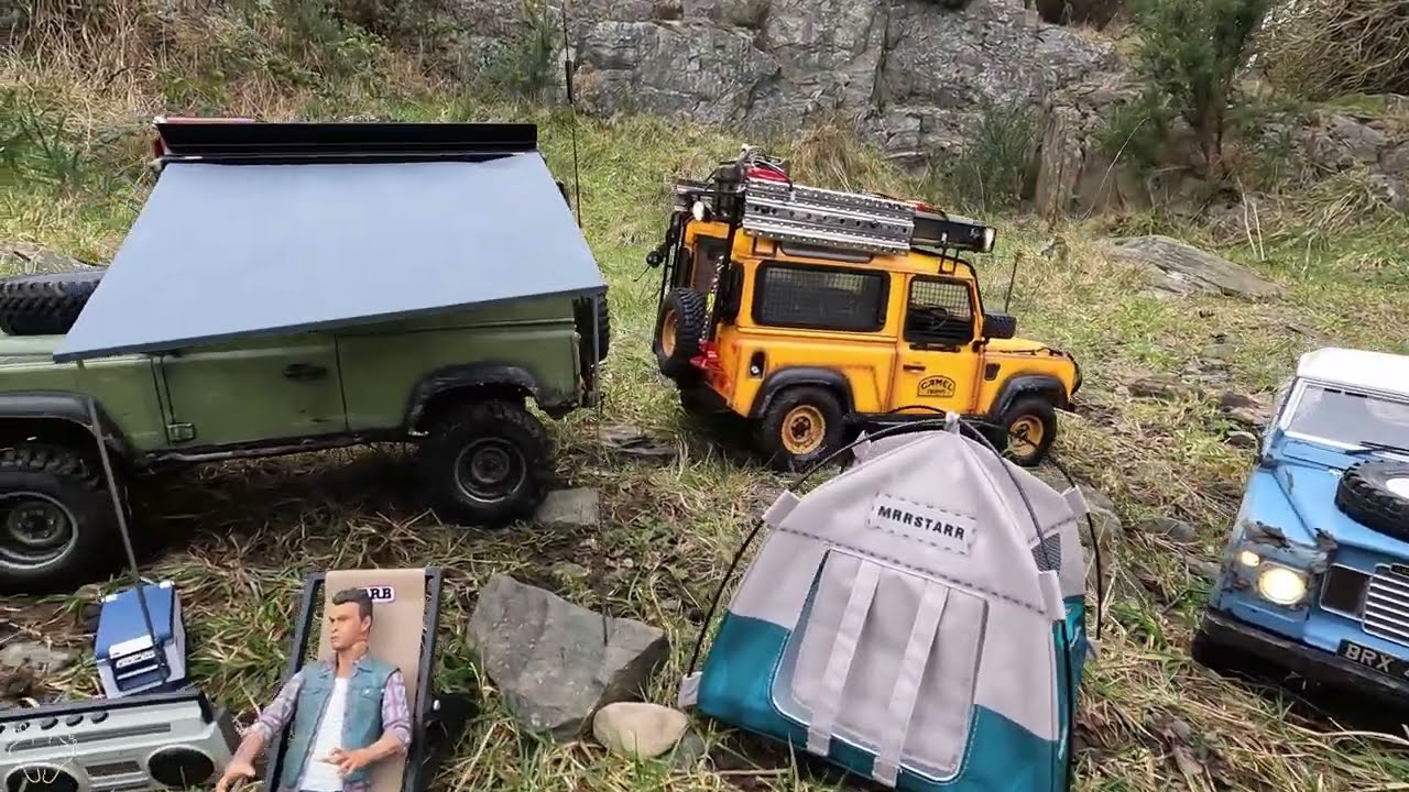 1:10 SCALE RC / Land Rover day - Part 2 #rccrawler #rccar