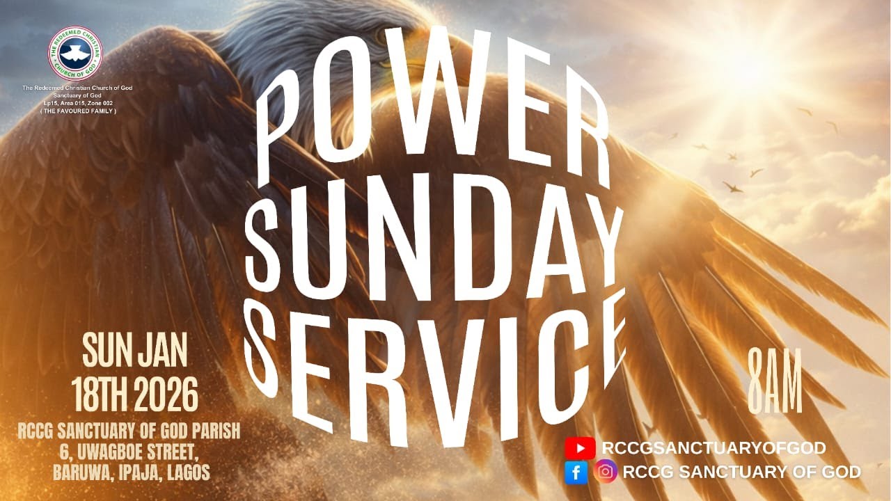 RCCG SANCTUARY OF GOD || POWER SUNDAY SERVICE || 18TH JANUARY 2026