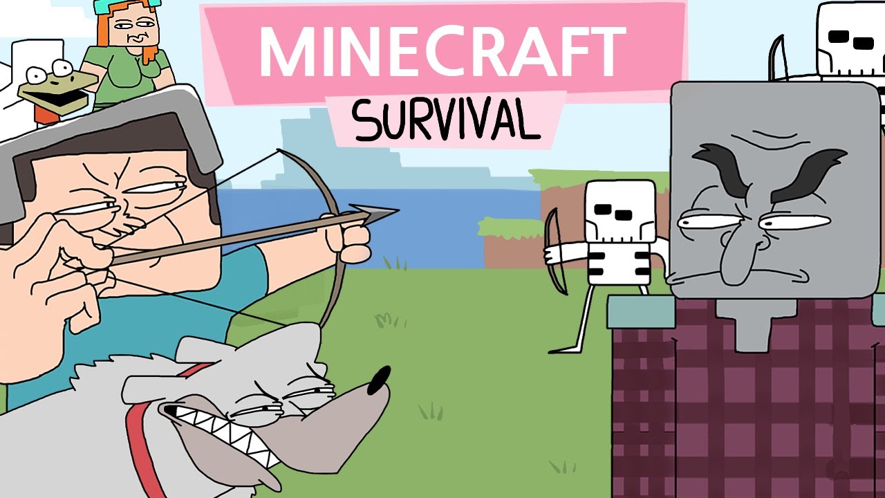 MINECRAFT - ОБЫЧНЫЙ ДЕНЬ (АНИМАЦИЯ)