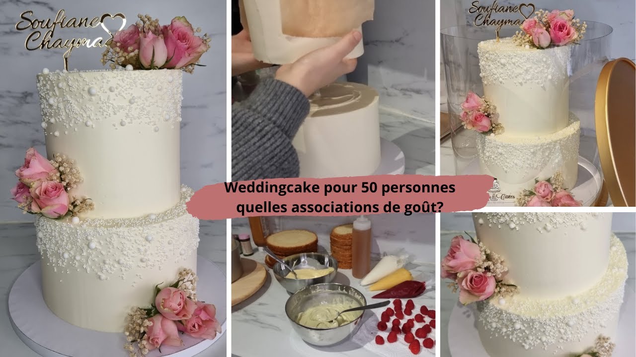 Weddingcake 50 parts, goûts et montage d'une pièce montée