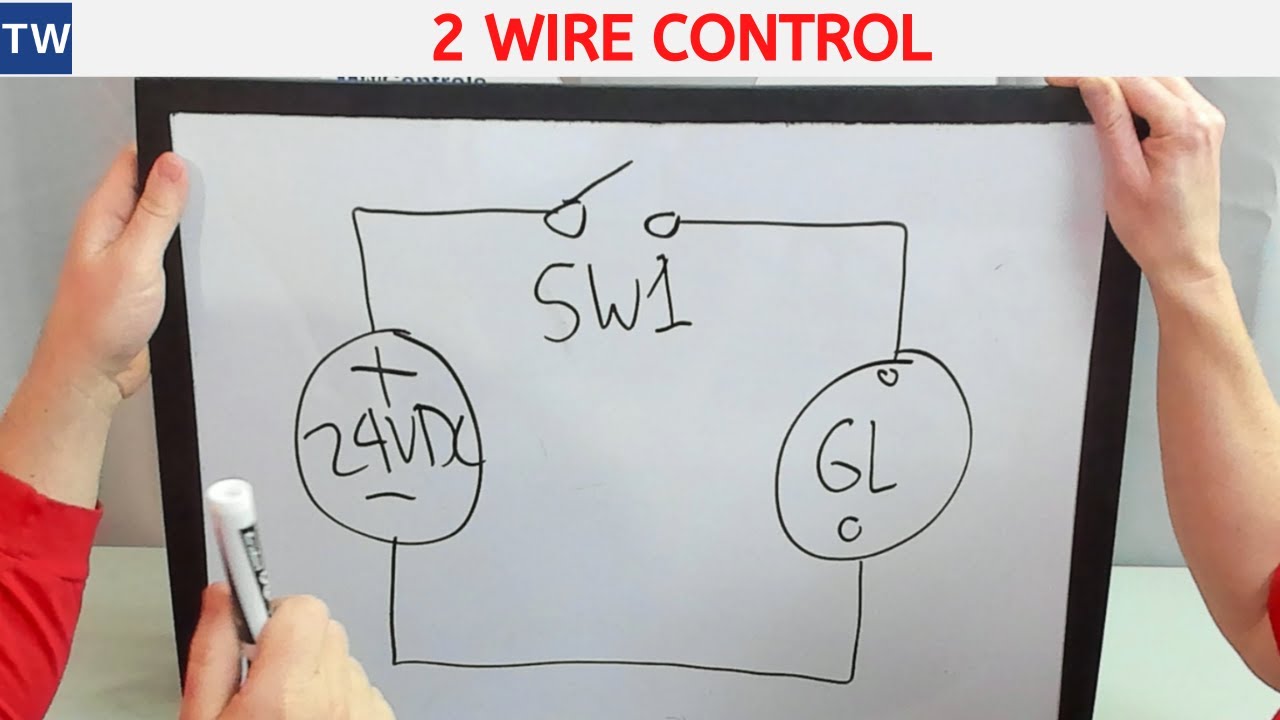 2 Wire Control Circuit.  How to Wire and Understand the Diagram