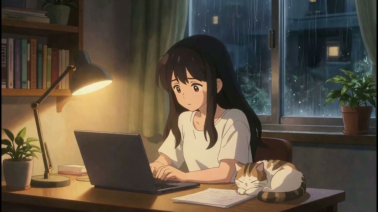 🌧️ Dreamy Rain Lo-fi: 53 Min of Chill Beats for Relaxing & Studying 🎶