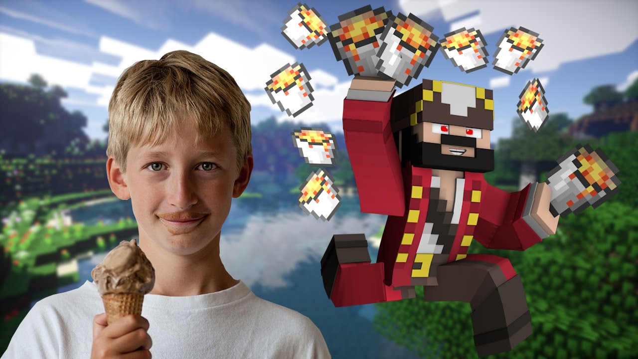 LAVA GRIEFING A SQUEAKERS WORLD! (minecraft trolling)
