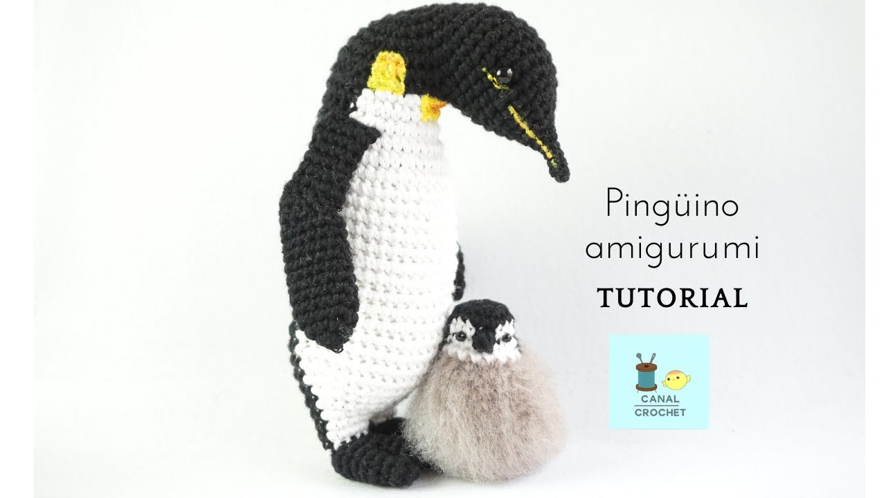 Pingüino amigurumi tutorial