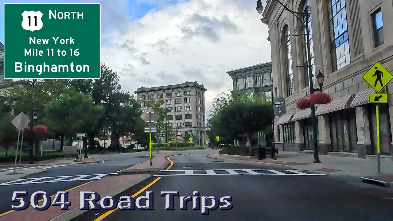 ⁴ᴷ Road Trip #1007 - US-11 N - New York Mile 11-16 - Binghamton