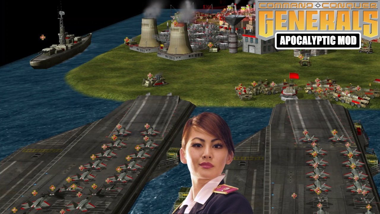LADY BOSS VS MIX ENEMIES! C&C Generals Zero Hour Apocalyptic 2.2
