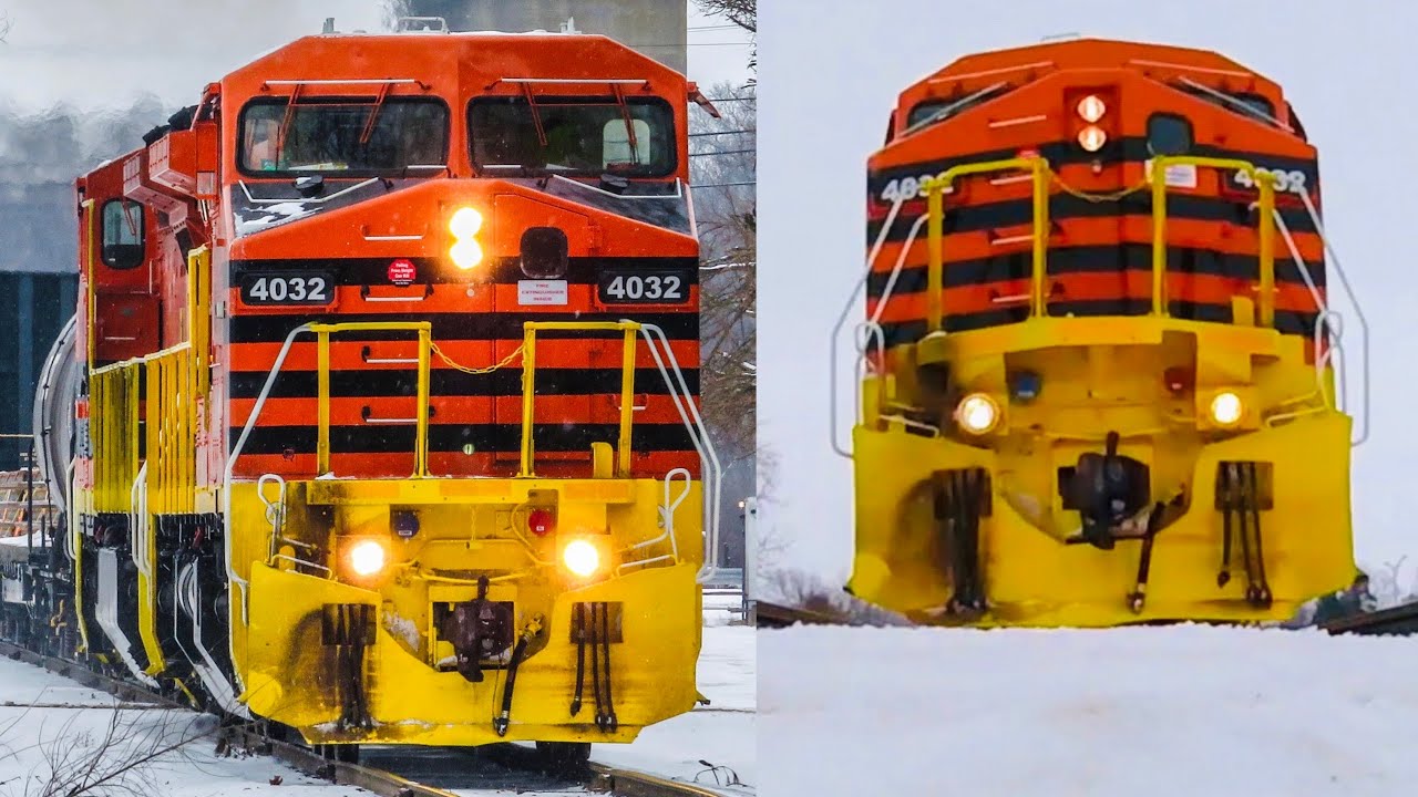 CF&E Dash 8 Runs Over Camera in the Snow!