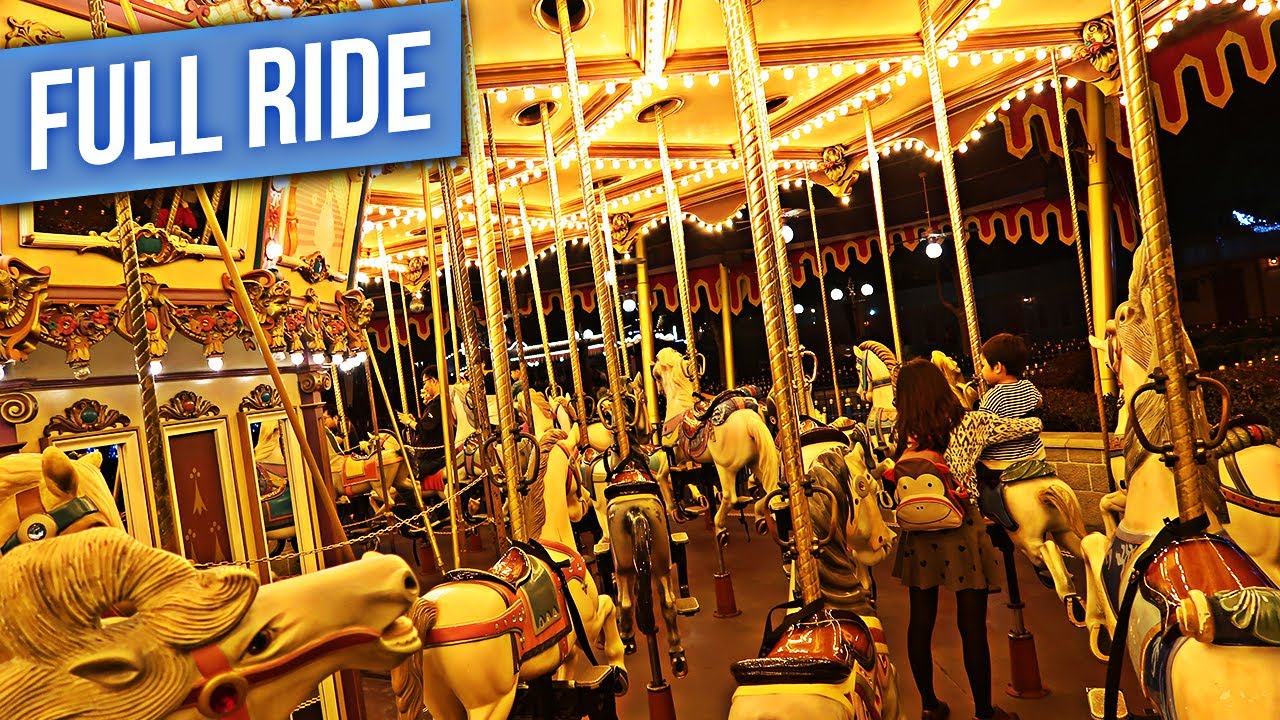 Cinderella Carousel (Full Ride) at Hong Kong Disneyland