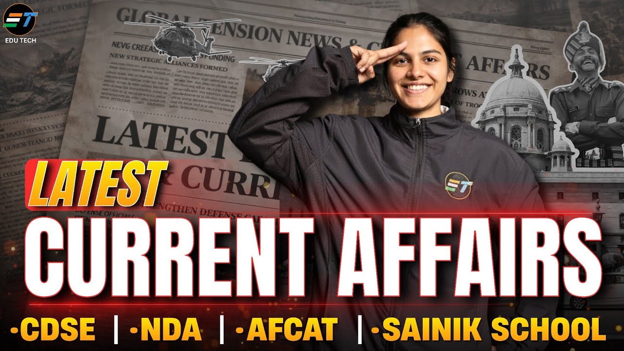 Latest Current Affairs 2026 🔥 | NDA • CDS • AFCAT • Sainik School | By Suman Didi