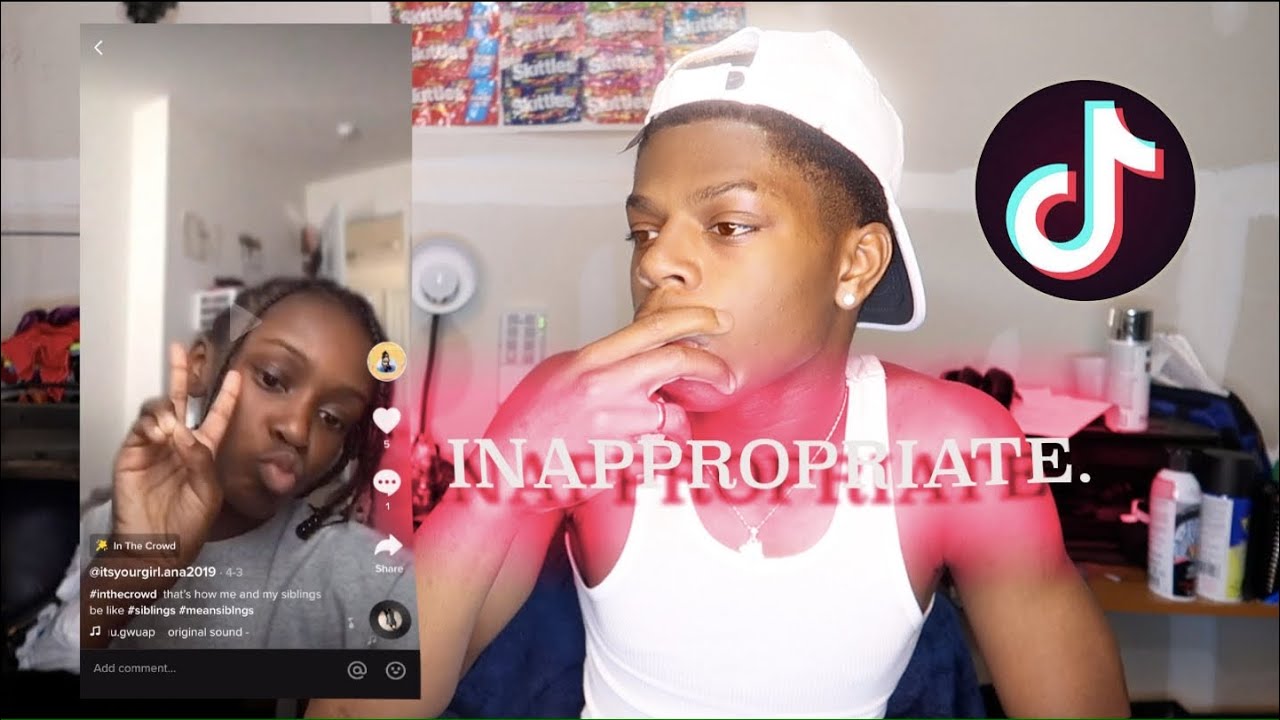 REACTING TO MY 8 YEAR OLD SISTER CRINGEY TIKTOKS