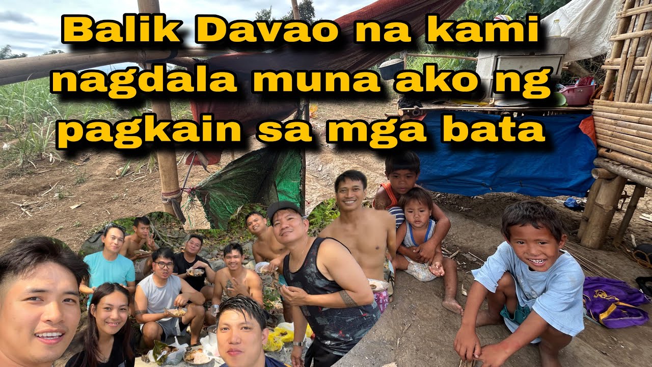 Bago ako bumalik ng davao dinadalhan ko muna sila ng pagkain