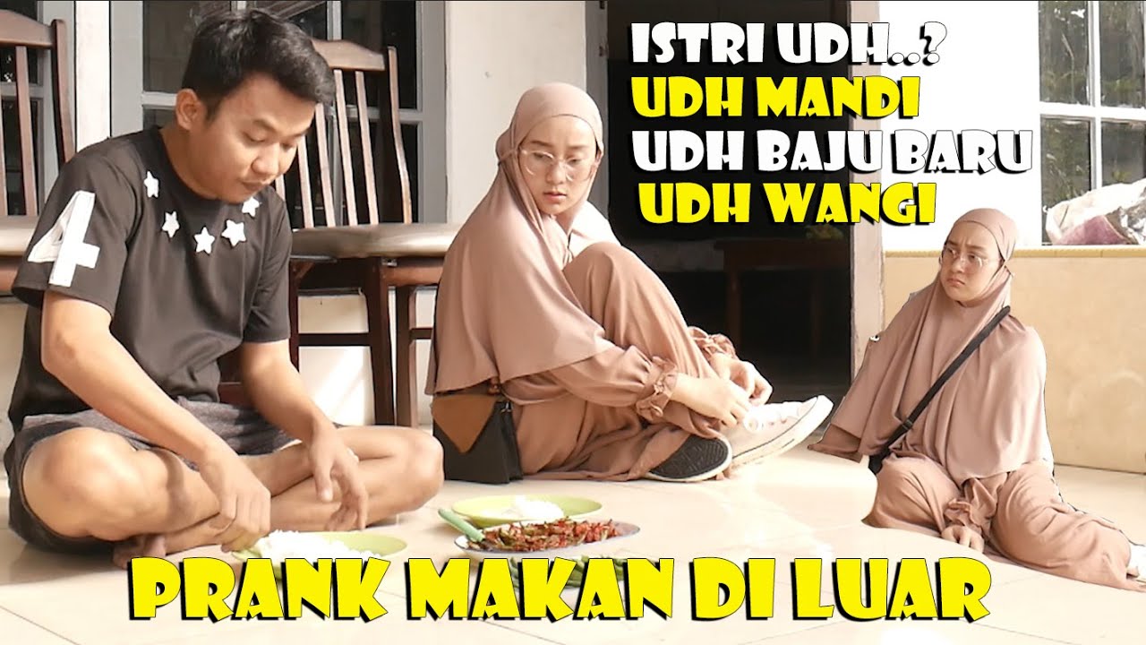 PRANK NGAJAK ISTRI MAKAN DI LUAR. ISTRI UDH CANTIK CANTIK TERNYATA. ENDINGNYA BUAT NGAKAK.