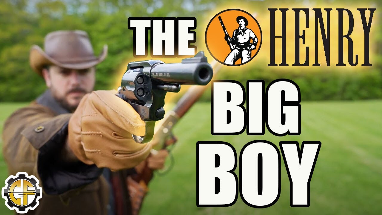Невероятный револьвер с рычагом и рычажным механизмом Henry Big Boy