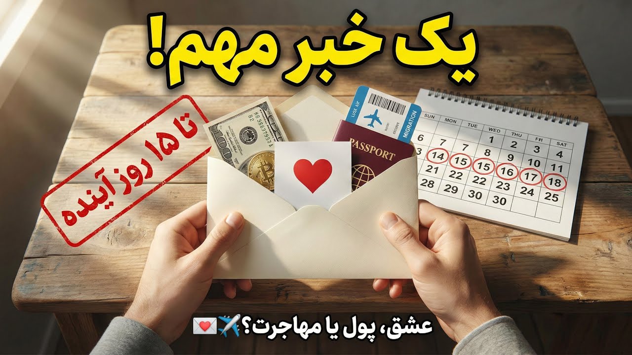 اتفاقات ۱۵ روز آینده‌ت لو رفت! 😱 سرکتاب دقیق ۱۵ روز آینده (عشق و پول)