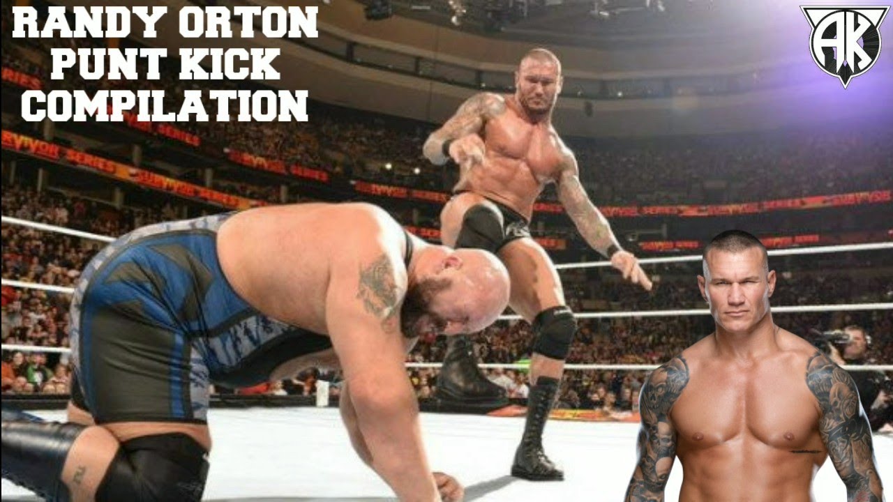 Randy Orton Punt Kick Compilation