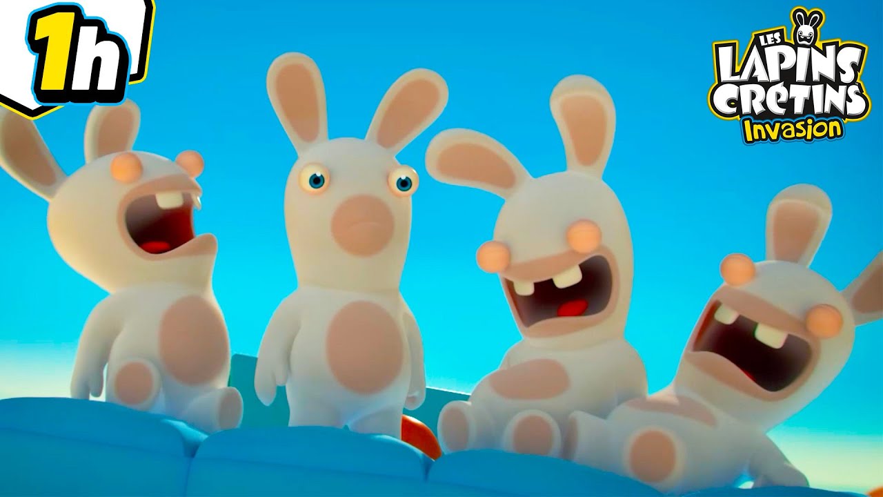 Les lapins plus créatifs que jamais ! | Les Lapins Crétins Invasion 🐰 | Compilation | Dessin animé