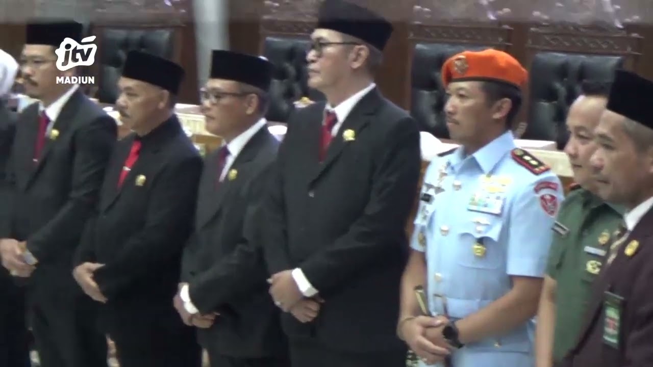 MAGETAN - Paripurna Penyampaian Visi - Misi Bupati & Wakil Bupati Magetan 2025-2030