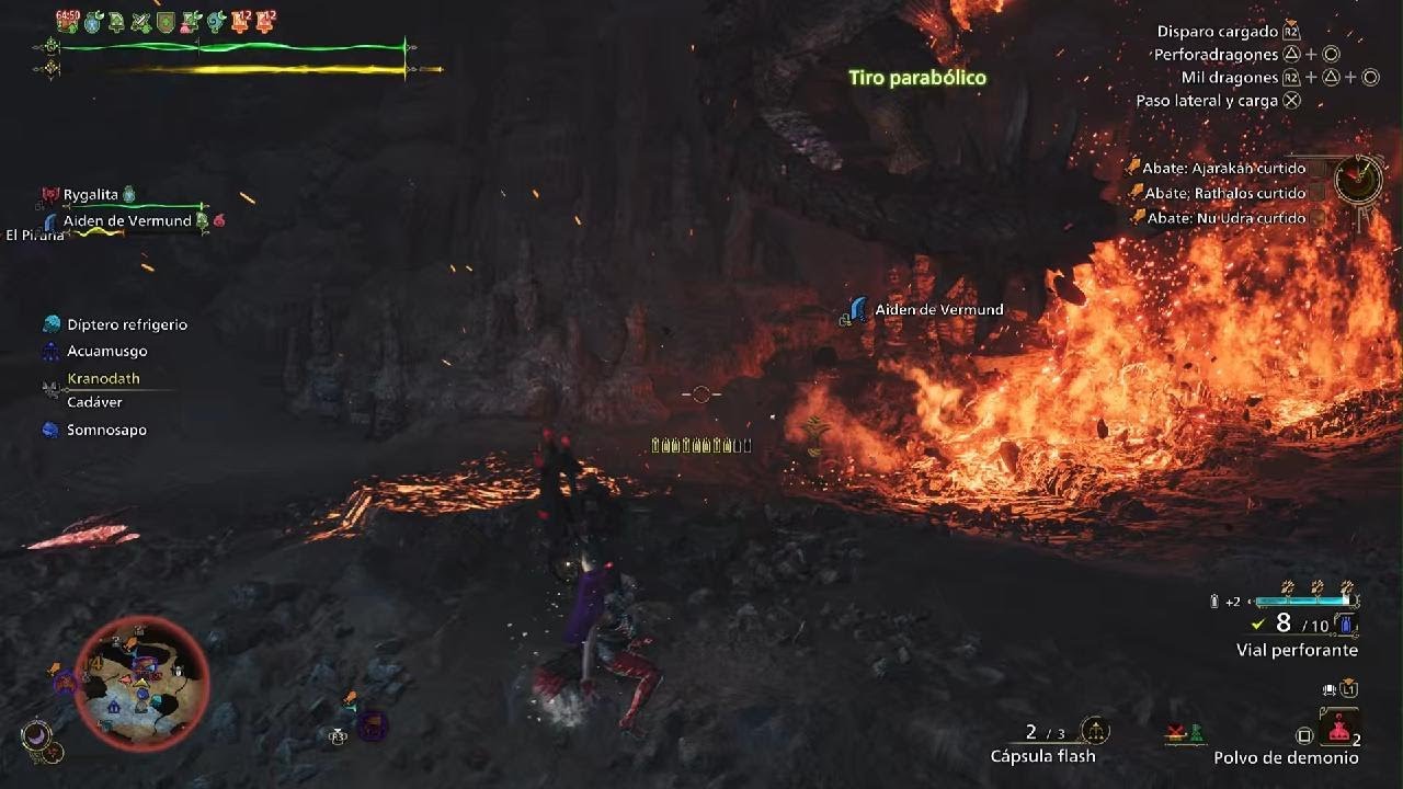 Monster Hunter Wilds. Tango de vidas en llamas.