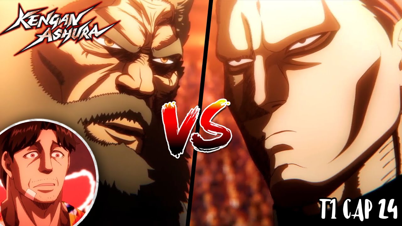 Kuroki Gensai VS El Colmillo | KENGAN ASHURA T2 CAP24 Reacción