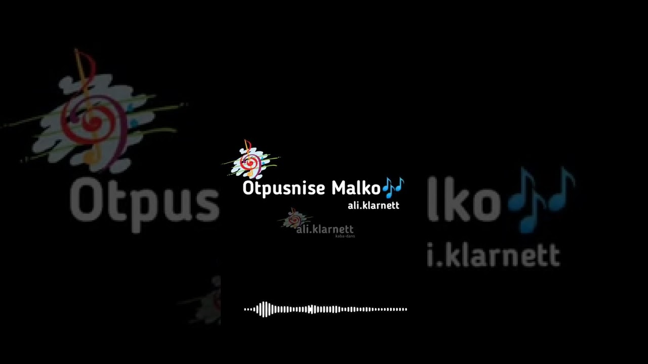Otpusnise Malko (Karaoke) ali.klarnett 2023