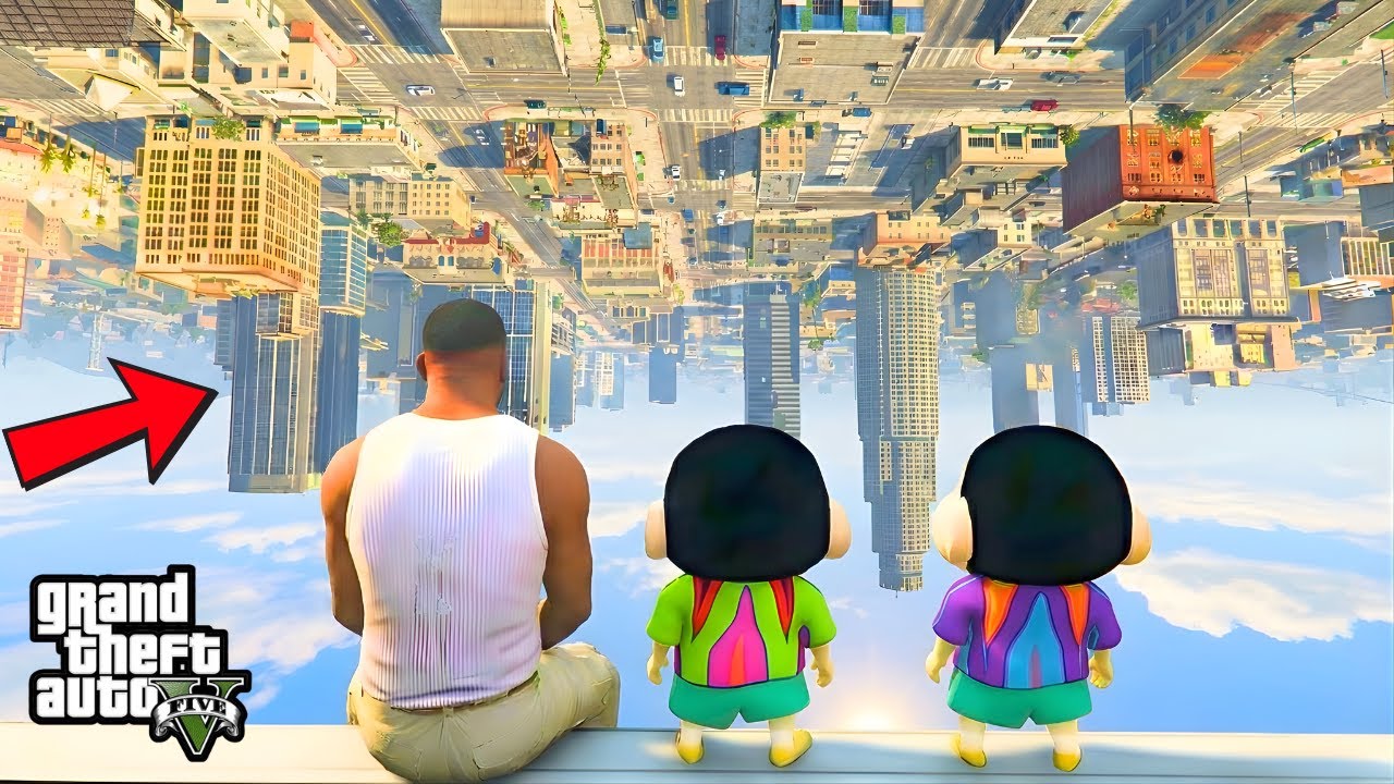 Can Franklin Survive When The Earth Flips in GTA 5 (GTA 5 Mods)