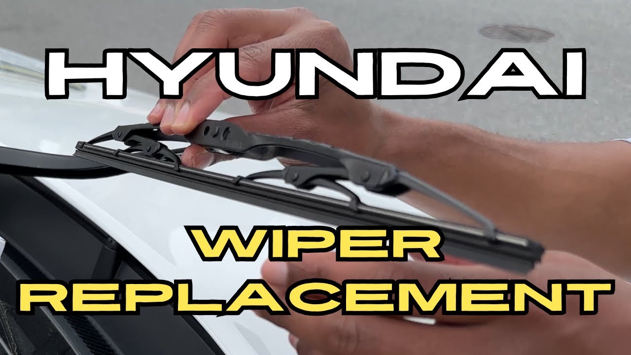 DIY: How to remove and replace Hyundai Wiper Blade in less than 2 minutes