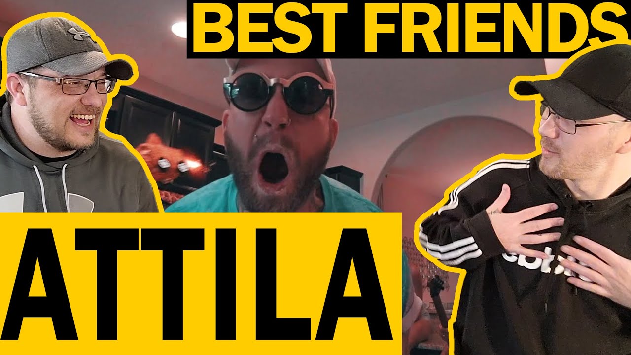 FIRST TIME HEARING! Attila - Pizza (REACTION) | Best Friends React