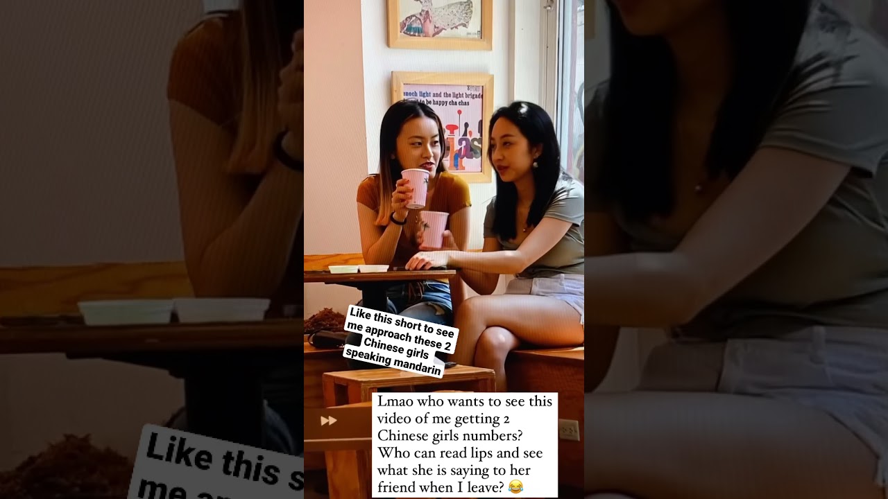 Black guy impresses 2 Taiwanese girls speaking mandarin