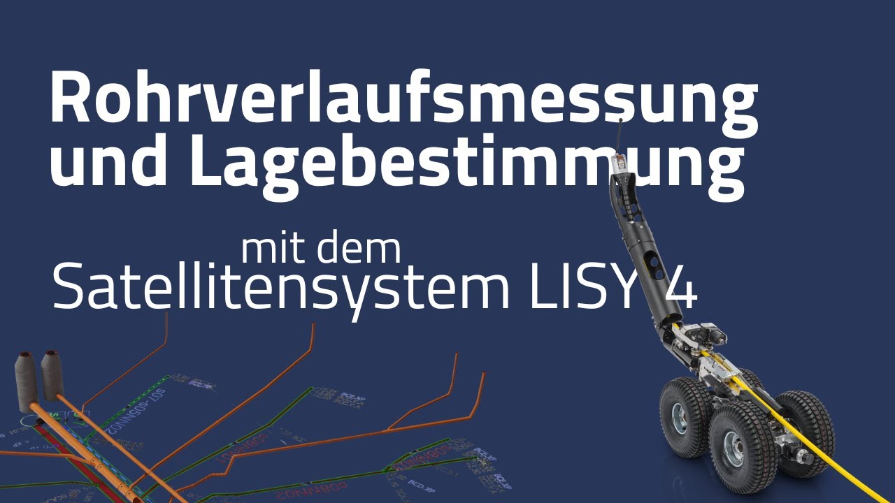 Rohrverlaufsmessung und Lagebestimmung mit dem Satellitensystem LISY 4
