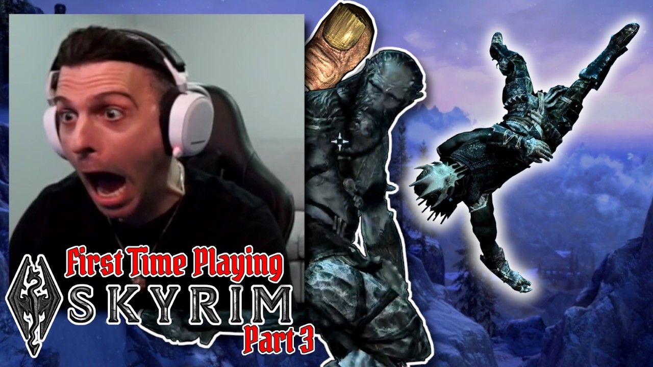 How Is This Game So IMMERSIVE? - First Time Playing Skyrim Part 3